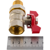 Шаровой кран Terma RED 1/2 с американка 26148