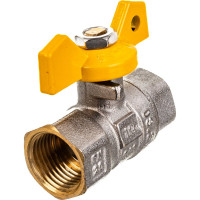 Шаровой кран Terma для газа 1/2в/в бабочка 26052
