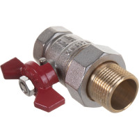 Шаровой кран Terma RED 3/4 с американка 26149