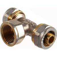 Тройник Terma 16x1/2x16 ц/г/ц 35603