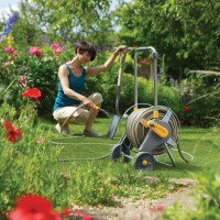 Металлическая тележка Hozelock 2436 со шлангом 1/2", 30 м 2436R3600