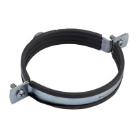 Хомут Невский Крепеж оцинк. с резин. уплотн. 4" 107-112 мм с гайкой М10 709426