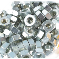 Оцинкованная гайка КрепСтройГрупп М10 DIN 934, 1 кг 145128