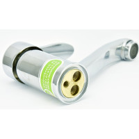 Смеситель для умывальника Juguni с гибкой подводкой, JGN0410/В литой поворотный излив 0402.603