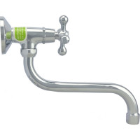 Настенный кран Juguni JGN1240, моно, кран-букса керамическая, хром/мах. 0402.662