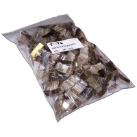 Коннектор RJ-45 TWT 8P8C FTP категория 6, экранированный, универсальный, 100 шт. в упаковке PL45/S-8P8C-6