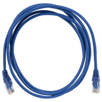 Патч-корд TWT RJ45-RJ45, 4 пары, UTP, категория 5е, 2 м, синий, 45-45-2.0-BL