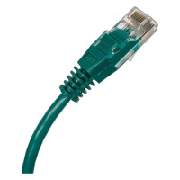 Патч-корд TWT RJ45-RJ45, 4 пары, UTP, категория 5е, 3 м, зелный, 45-45-3.0-GN