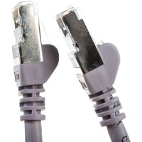 Патч-корд TWT RJ45-RJ45, 4 пары, FTP, категория 6, 3 м, серый, 45-45-3.0/S6-GY