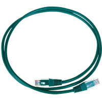 Патч-корд TWT RJ45-RJ45, 4 пары, UTP, категория 5е, 1 м, зеленый, 45-45-1.0-GN