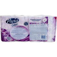 Туалетная бумага PAPIA DELUXE Арома Дольче Вита 4 слоя, 8 рулонов 1015031423 1015031423 1015031526