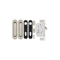 Защелка с ручками для раздвижных дверей PUNTO Soft LINE SL-011 SN 38599