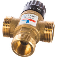 Термостатический смесительный клапан STOUT 1 SVM-0120-166025 RG008TIGFKCNQF