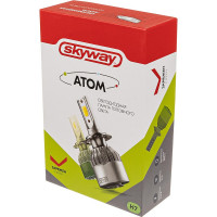Автолампа-LED SKYWAY H7 26W 6000K 2500Lm 12/24V 1-конт АТОМ (C6) рад+вент компл.2 шт S08701004