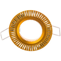 Светильник ЭРА KL32 AL/GD алюминиевый MR16, 12V/220V, 50W золото/серебро C0043812