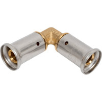 Угольник HENCO 90 град, латунь, пресс, 16x16, 1P-1616