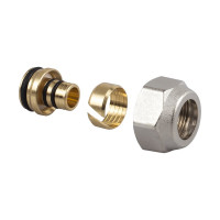 Резьбовое соединение для многослойной трубы SR Rubinetterie 16х1/2, 0283-1500N0F0