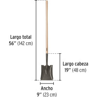 Соковая лопата Truper ручка 112 см PCD-L 22508