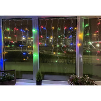 Гирлянда ЭРА ENOB2M LED, Бахрома, 2х1м, мультиколор, 24V, IP44 Б0041906