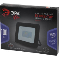 Светодиодный прожектор ЭРА LPR061065K100 290x230x36 100Вт 9500Лм 6500К Б0043592