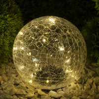 Садовый светильник на солнечной батарее ЭРА ERASF0825 Шар, 20 LED 20 c Б0044233