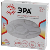 Бытовой светодиодный светильник ЭРА SPB6 Slim 7 12-4K 12Вт 4000K Б0043835