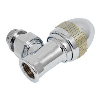 Угловой вентиль SR Rubinetterie Ovus 1/2, цвет хром 0435-1500C000