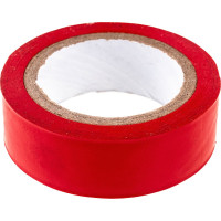 Изоляционная лента DolleX, 19 мм х 9,10 м, красная, ПВХ PVC, ET-1319RED
