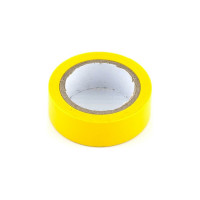 Изоляционная лента DolleX, 19 мм х 9,10 м, желтая, ПВХ PVC, ET-1319YLW