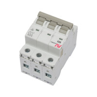 Автоматический выключатель EKF AV-6 3P 25A 6kA AVERES mcb6-3-25D-av
