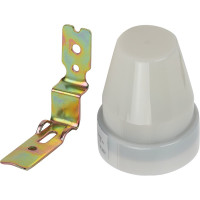 Датчик освещенности ЭРА DF 302 фотореле серый, макс. нагрузка 2200 ВА IP44 Б0043805