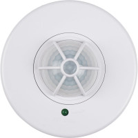 Датчик движения Jazzway PMS-IR 024 1200Вт 360 град. 2-6м WH IP20 5012974