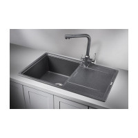 Мойка кухонная кварцевая GRANULA GR-7804 графит 7804_ГРАФИТ
