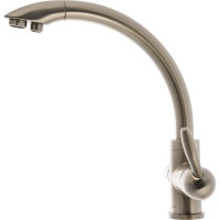 Смеситель для кухни Paulmark ESSEN, брашированная сталь,  Es213001-BS