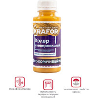 Универсальный колер Krafor № 3 желто-коричневый 0.1 л 32151