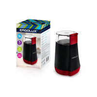Электрическая кофемолка ERGOLUX ELX-CG02-С43 черно-красная 13978