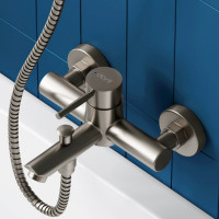 Смеситель Dorff Logic new для ванны и душа, из нержавеющей стали D3010000SS