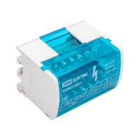 Шина TDM ELECTRIC N нулевая на DIN-рейку в корпусе 2х7групп SQ0801-0007