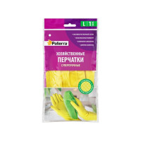 Прочные резиновые перчатки PATERRA SUPER р-р L 402-395