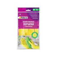 Прочные резиновые перчатки PATERRA SUPER р-р M 402-394