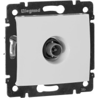 Розетка Legrand TV (телевизионная) Legrand Valena оконечная белый 774430
