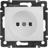 Розетка Legrand без заземления Legrand Valena без шторок 16А 250В винтовые зажимы белый 774416