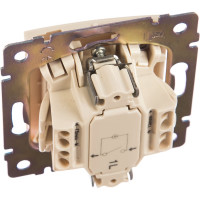 Выключатель Legrand одноклавишный с подсветкой Legrand Valena 10А 250В схема 1L безвинтовые зажимы слоновая кость 774310