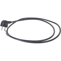 Сетевой шнур с вилкой Lux V3 ПВС 3x0.75 мм 1.5 м черный 4606400001362