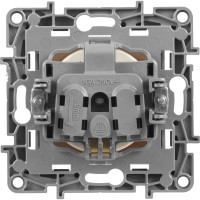 Розетка Legrand с заземлением Legrand Etika без шторок 16А 250В винтовые зажимы слоновая кость 672321