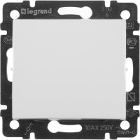 Переключатель Legrand одноклавишный Legrand Valena 10А 250В схема 6 безвинтовые зажимы белый 774406