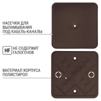 Коробка распределительная TDM ELECTRIC 75х75х20 ОП бук IP40 SQ1401-0303