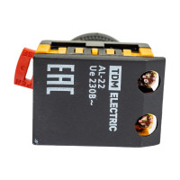 Сигнальная лампа TDM ELECTRIC AL-22 d22мм, красный неон/230В, цилиндр SQ0702-0008