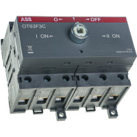Рубильник ABB OT63F3C, реверсивный, 3п, без рукоятки 1SCA105338R1001