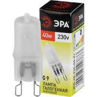 Галогенная лампа ЭРА G9-JCD-40-230V-FR, капсула, матовая, 40Вт, G9, нейтральный C0027368